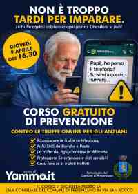 Corso Gratuito prevenzione alle truffe