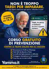 Corso Gratuito prevenzione alle truffe