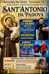 Fessteggiamenti in onore del S. Patrono S. Antonio da Padova 2026