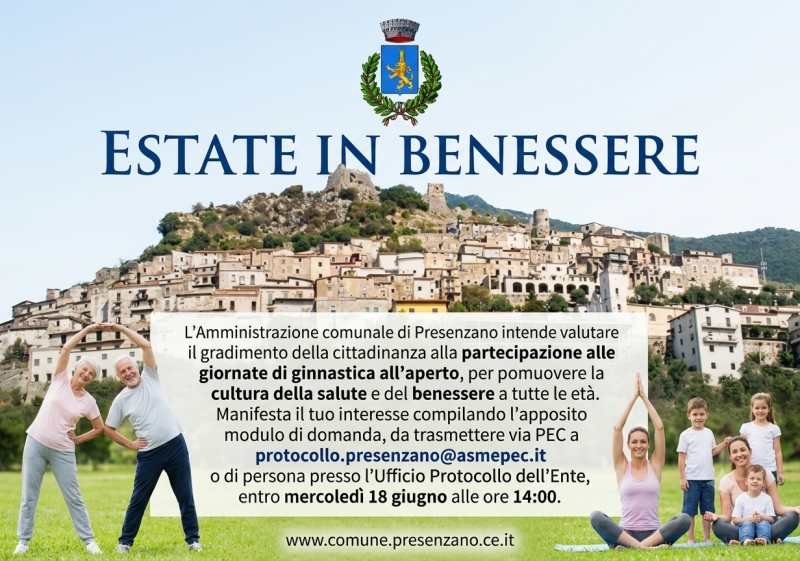 Estate in benessere, giornate di sport all\'aperto