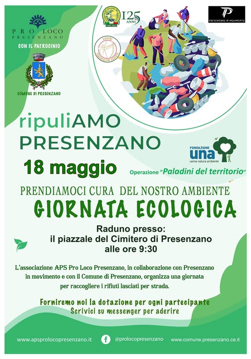 Giornata ecologica 18 maggio 2025